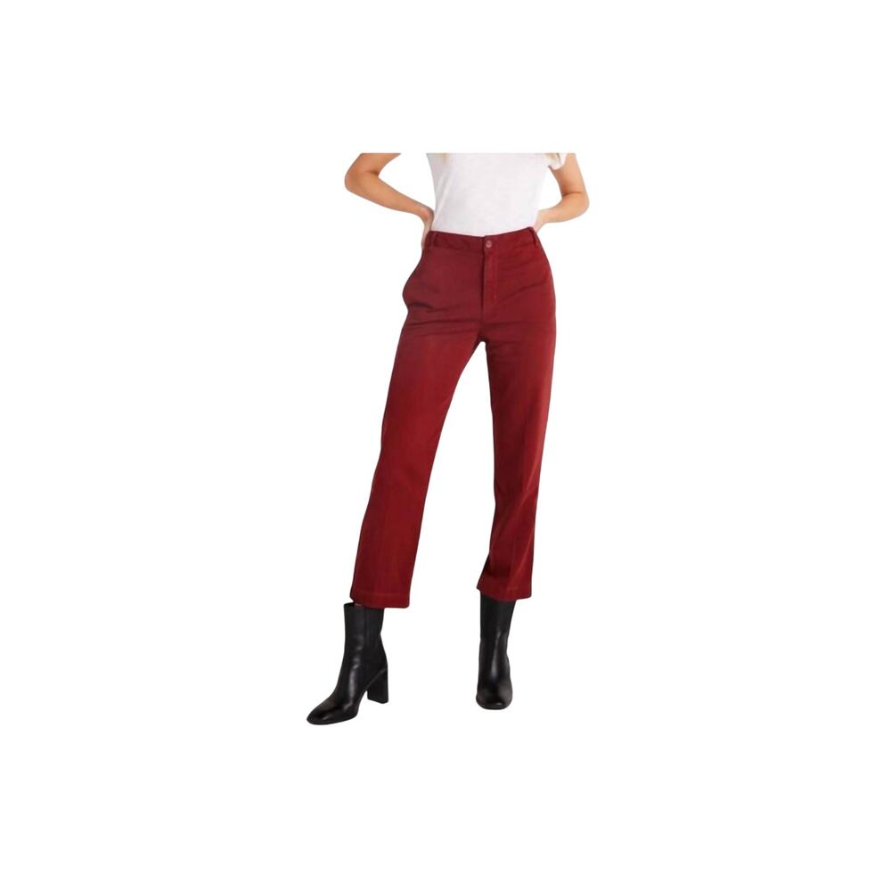 Bella Dahl Red Trouser Pants Women 30 NWT